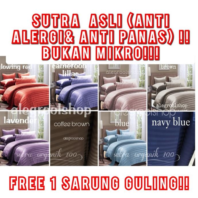 Ready PromoSprei Tencel Sutra Serat Bambu Organik