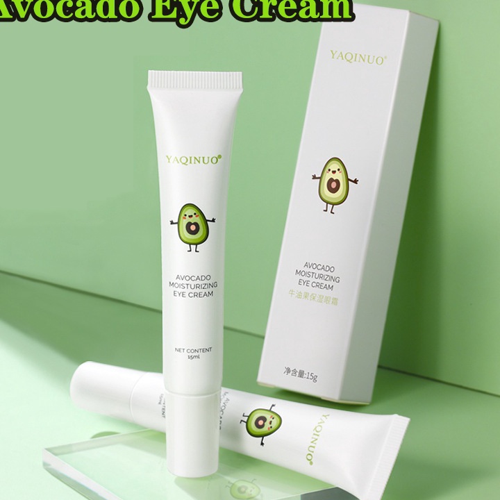 BRANDS FESTIVAL BISA COD / YAQINUO AVOCADO MOUSTURIZING EYE CREAM / KRIM PENGHILANG MILIA LEMAK BAWA