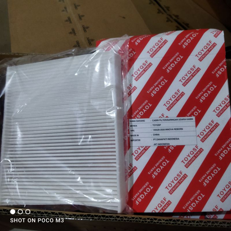 Filter AC INNOVA REBORN/Cabin air Filter/Penyaring AC mobil