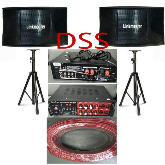 paket karaoke speaker 8inch linkmaster