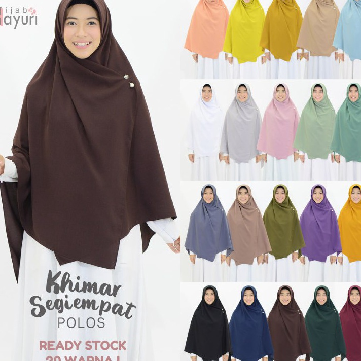 New Hijab hayuri segiempat Jumbo Size 145 CM | hijab segi empat jumbo| hayuri hijab segi empat
