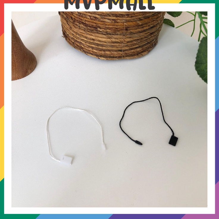 

ㄷ III 3148 [1000 PCS] Tali Hangtag Tali Handtag Merk Hitam dan Putih Premium Loop Pin Hang Tag Label Baju Di⚡kon !! ケ