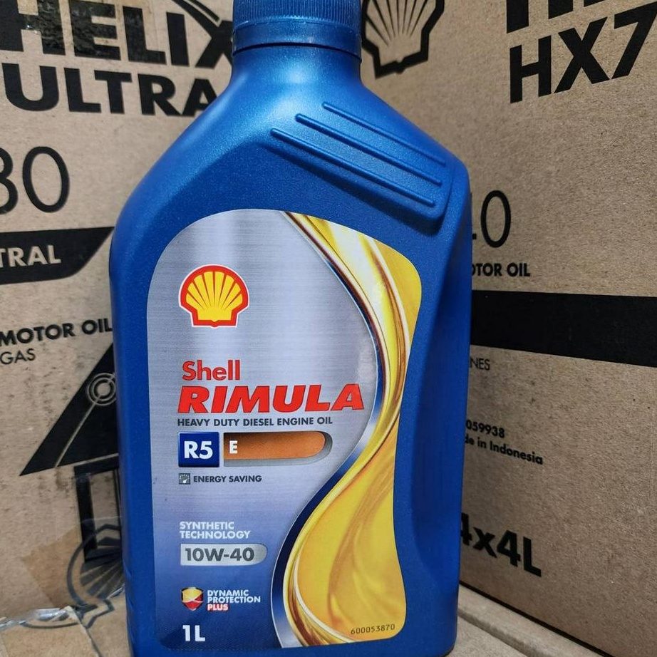 Paling Laku Shell Rimula R5E 10W-40 - OLI MOBIL ( 1 LITER ).