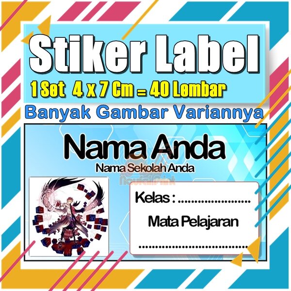 

Stiker Label Nama Buku Pelajaran Anak Karakter Hewan Lucu Cute Murah Sticker Kecil Banyak 20 Lembar Anime Vol-72