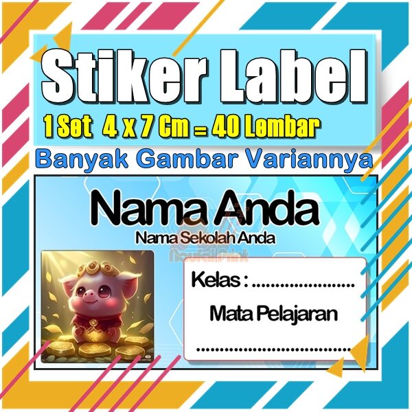 

Stiker Label Nama Buku Pelajaran Anak Karakter Hewan Lucu Cute Murah Sticker Kecil Banyak 20 Lembar Anime Vol-78