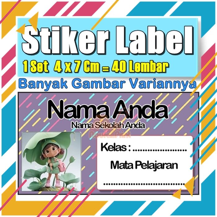 

Stiker Label Nama Buku Pelajaran Anak Karakter Hewan Lucu Cute Murah Sticker Kecil Banyak 20 Lembar Anime Vol-183