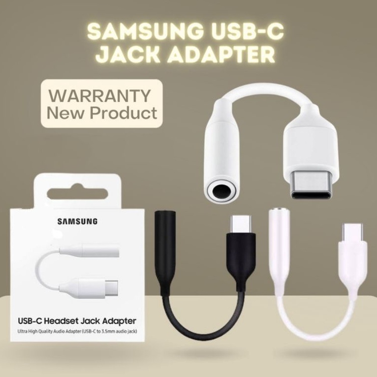☆KzA Kabel Audio Samsung Jack Type C USB C Headset Jack Adapter 3.5mm Original ❂ T ☑