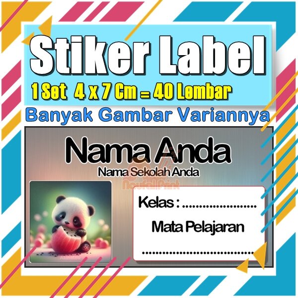 

Stiker Label Nama Buku Pelajaran Anak Karakter Hewan Lucu Cute Murah Sticker Kecil Banyak 20 Lembar Anime Vol-345