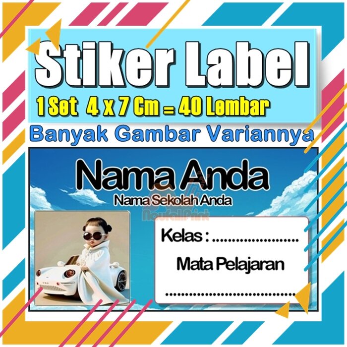 

Stiker Label Nama Buku Pelajaran Anak Karakter Hewan Lucu Cute Murah Sticker Kecil Banyak 20 Lembar Anime Vol-354