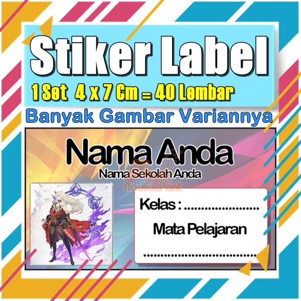 

Stiker Label Nama Buku Pelajaran Anak Karakter Hewan Lucu Cute Murah Sticker Kecil Banyak 20 Lembar Anime Vol-506