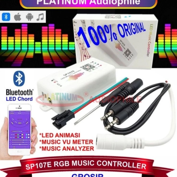 Terlaku. SP107E Music Bluetooth RGB Controller SP107E LED WS2812, SK6812 SP107E