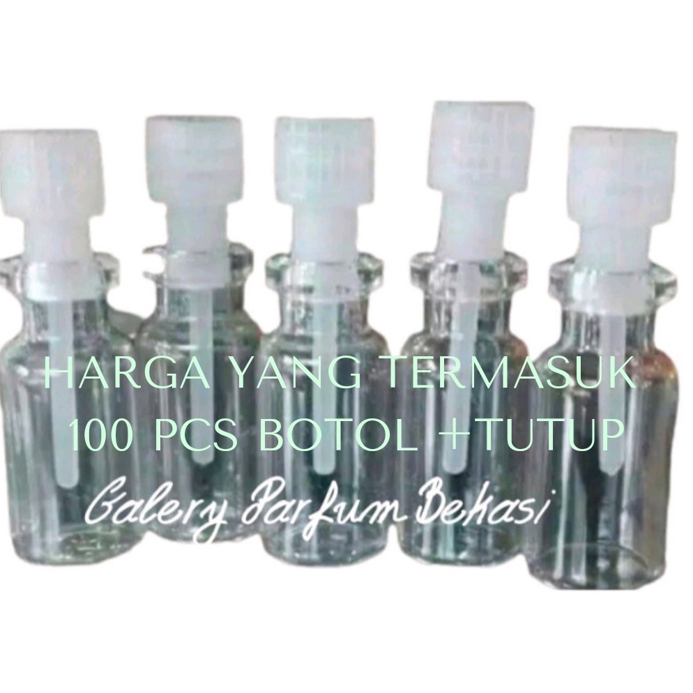 TREND TERBARU BOTOL TESTER KACA  3 ML BOTOL TESTER SAMPLE  BOTOL OLES  BOTOL PARFUM TESTER  100 PCS