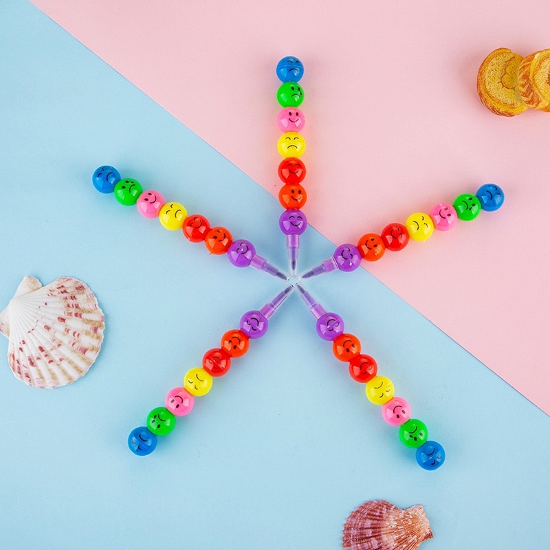 Pensil Warna Emoji Smile Susun 7 Warna