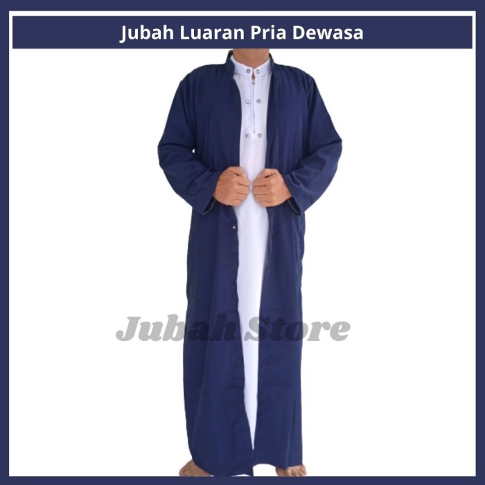 Murah [Cod] Jubah Belah / Jubah Luaran Al - Harbi / Jubah Habib / Jubah Pria
