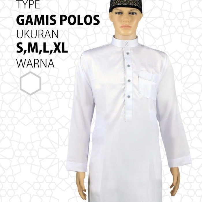 Terlaris Jubah Haramain Putih Gamis Pria Muslim Warna Putih President