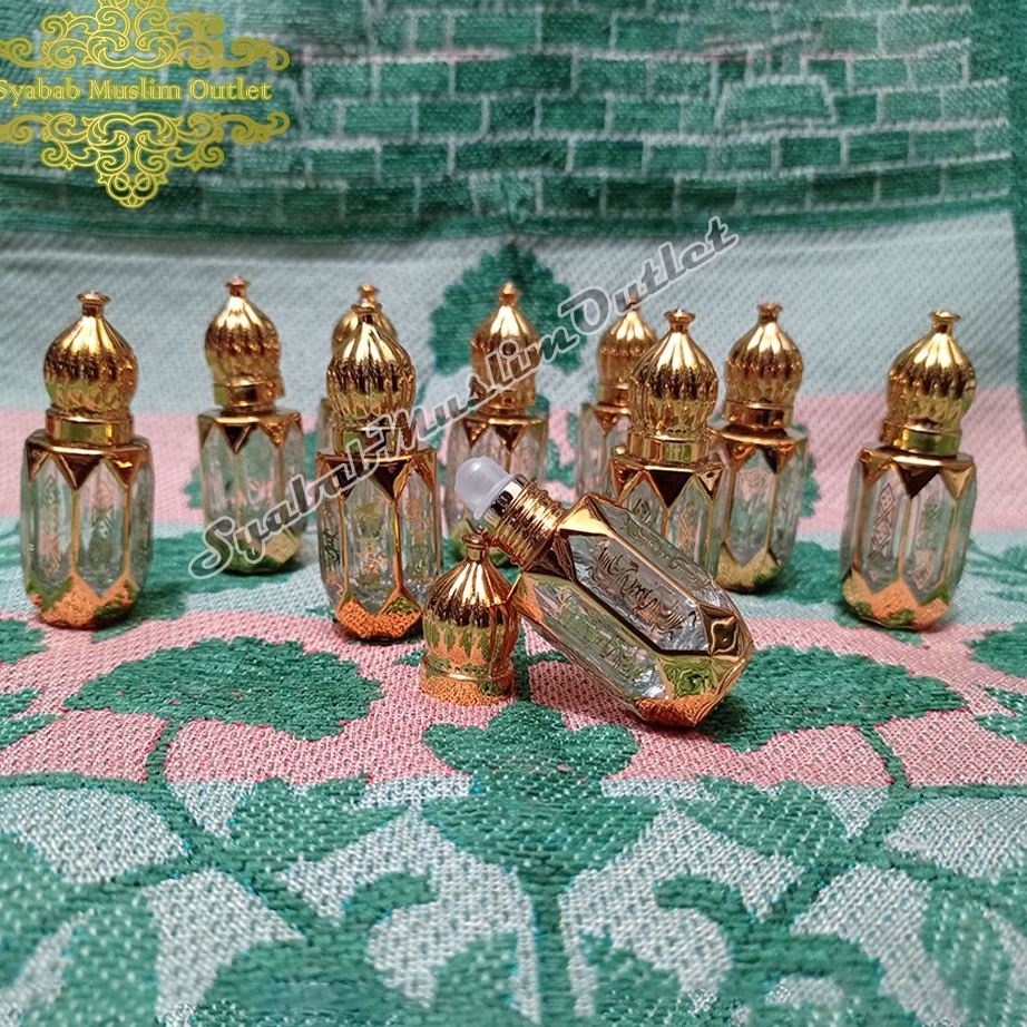 Stock Banyak botol parfum mewah antik roll on 7ml ARAB SAUDI Grosir