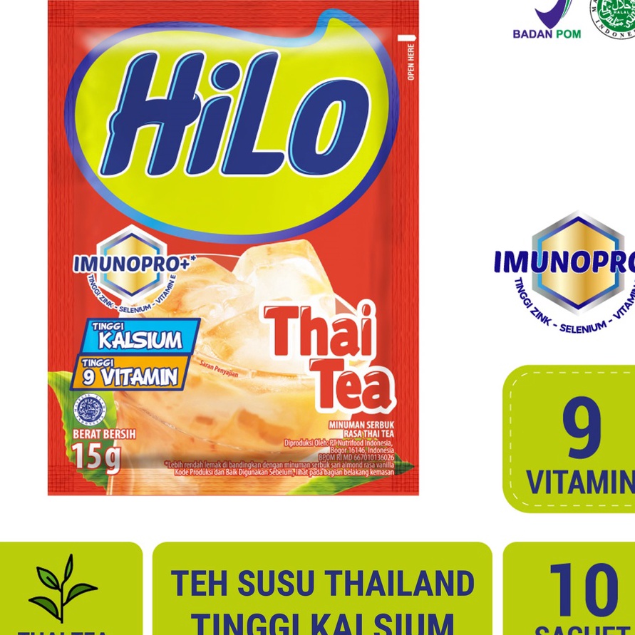 

ㅶ DCLXVI 61068 HiLo Thai Tea 10 sachet - Minuman Serbuk >XG34448<