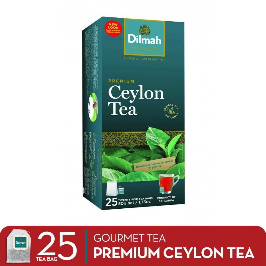 

Terlaris Dilmah Premium Pure Ceylon Tea 50 Gr No Envelope
