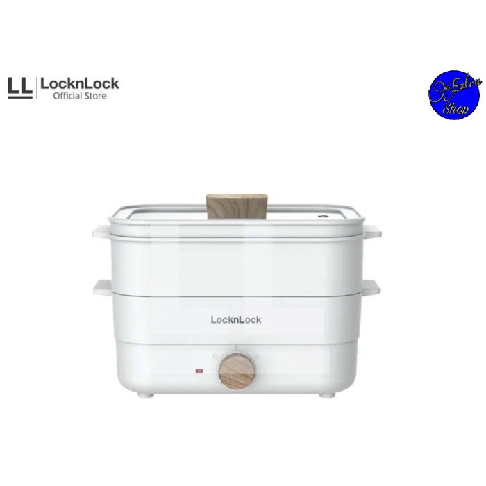 Terlaris Lock N Lock Electric Cooker 1.8L - Ejp528Wht