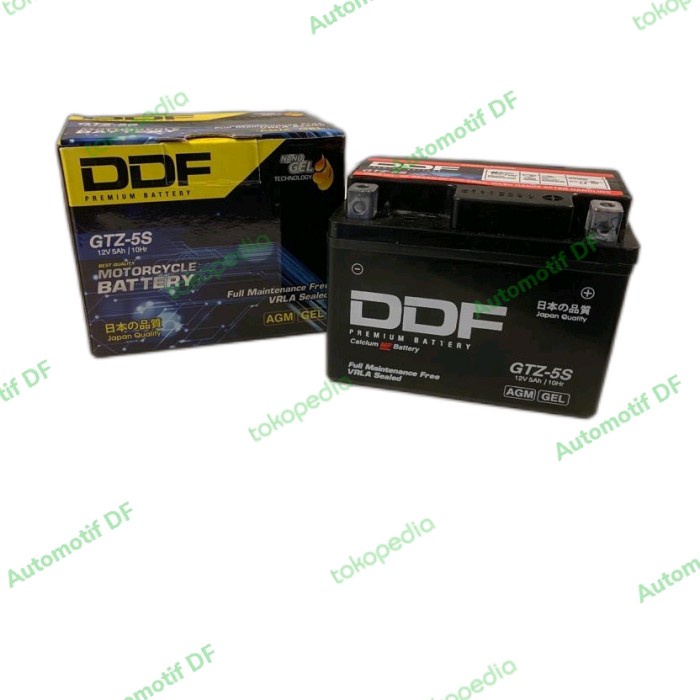 Aki Motor Ddf Gtz-5S Full Kering/Nano Gel