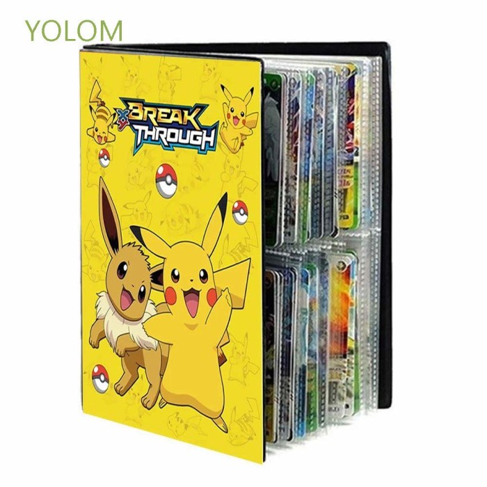 Terlaris Yolom Pokemons Toys Pokemon Cards Album Kid Gift Album Book Game Card