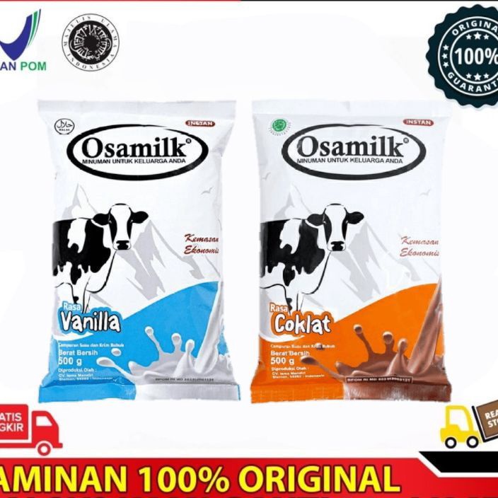 

XFQR0343 MEGA SALE GROSIR OSAMILK 500gr SUSU GEMUK BADAN SEHAT