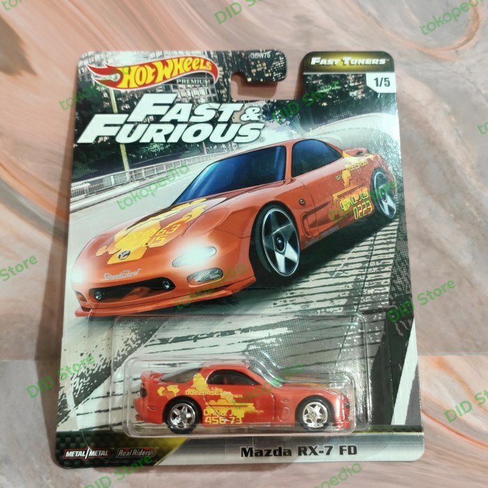 PROMO HOT WHEELS PREMIUM MAZDA RX-7 FD FAST FURIOUS (MAZDA RX7 FD) TERMURAH