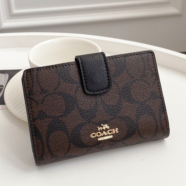 Coach Wallet Corner Zip Medium Dompet Wanita Branded Original