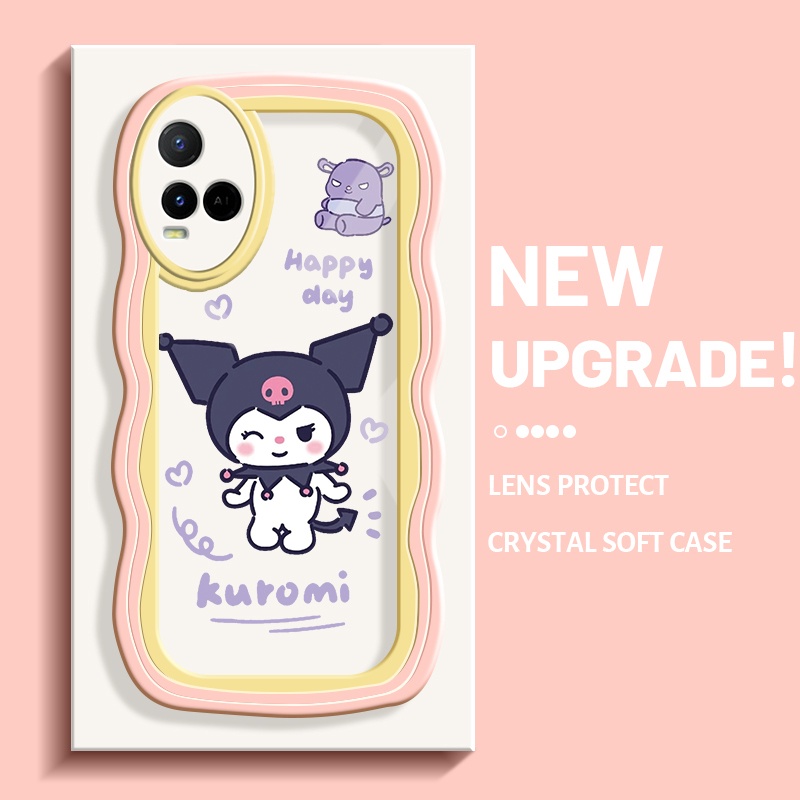 Casing Ponsel untuk vivo Y21 Y21s Y21e Y21a Y33s Y33t Y85 Y36 T1x v9 youth v9 pro Case lucu HP gelom