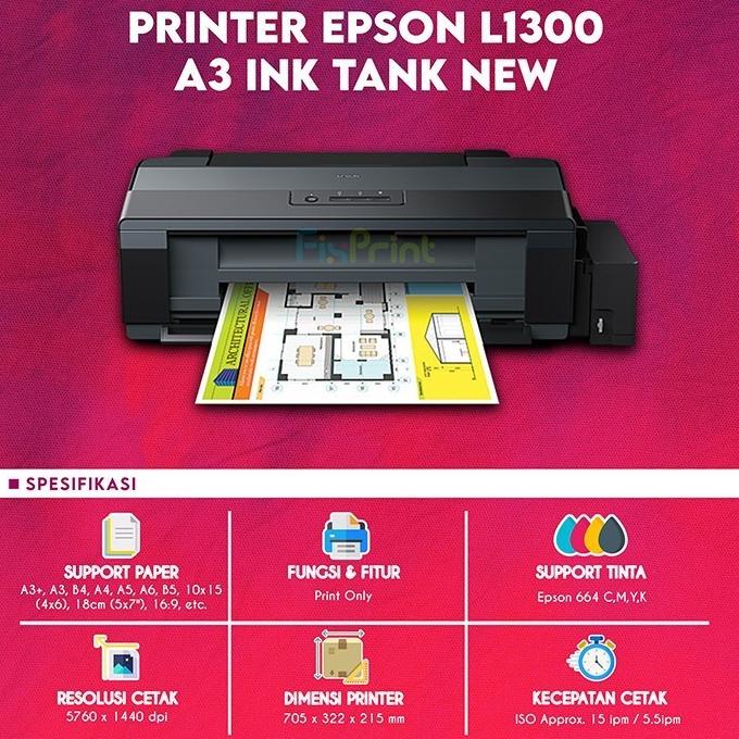 Epson Printer L 1300 Printer A3+L1300 Garansi Resmi L1300 Sadiqah_Store