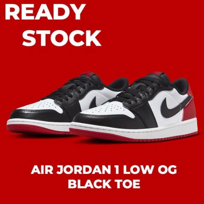 Sneakers Nike Air Jordan 1 Low Og Black Toe Molleandro