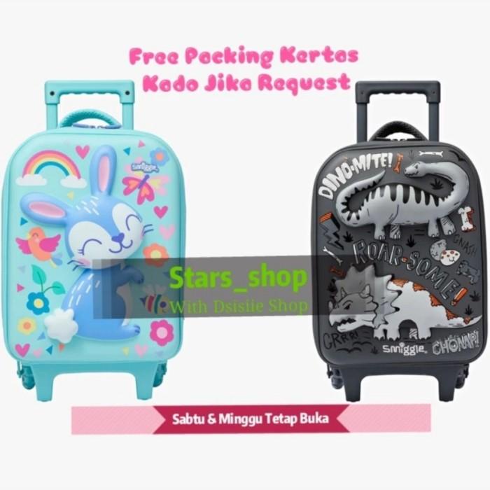Smiggle Bag Trolley Htop Jnr Anim Original / Tas Koper Anak