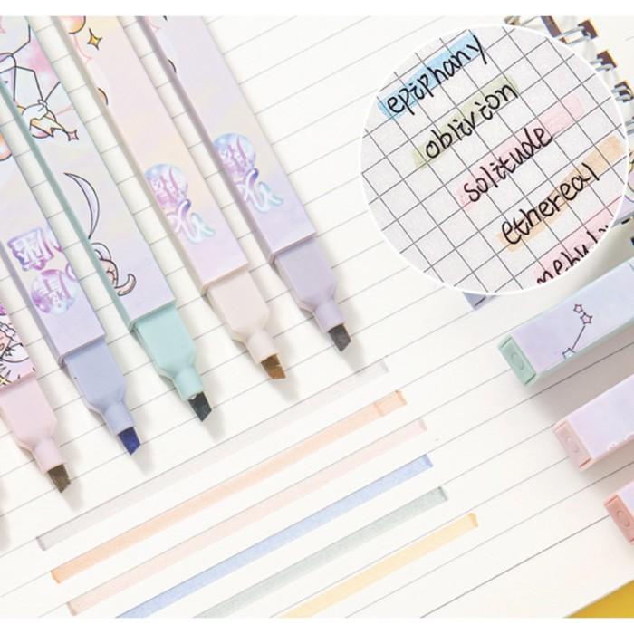 

TERBAIK STABILO HIGHLIGHTER PEN MARKER PEN UNIK MOTIF HOROSCOPE -