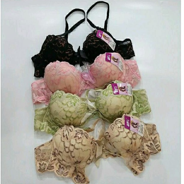 Bra Renda Busa Tipis Ada Kawat Kait 2 Cup A art.369
