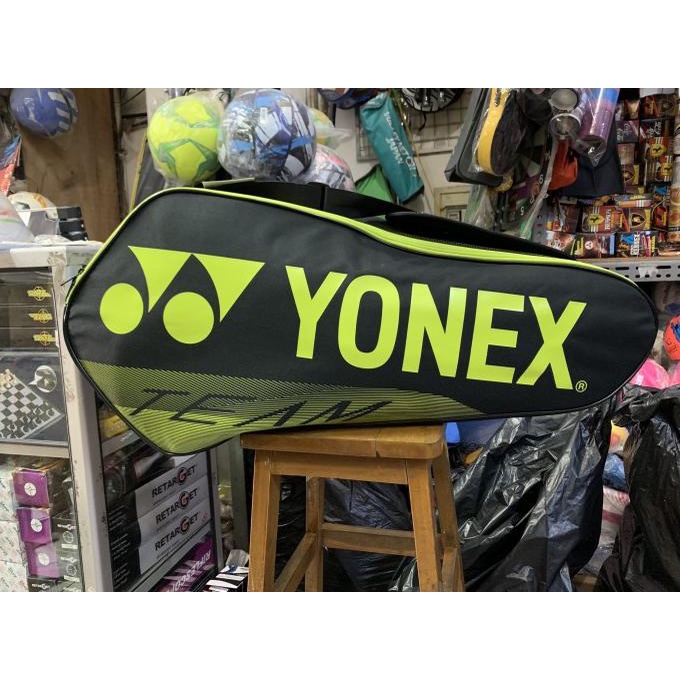 Tas raket badminton YONEX BA42126EX TEAM RACQUET BAG ORIGINAL-BLACK