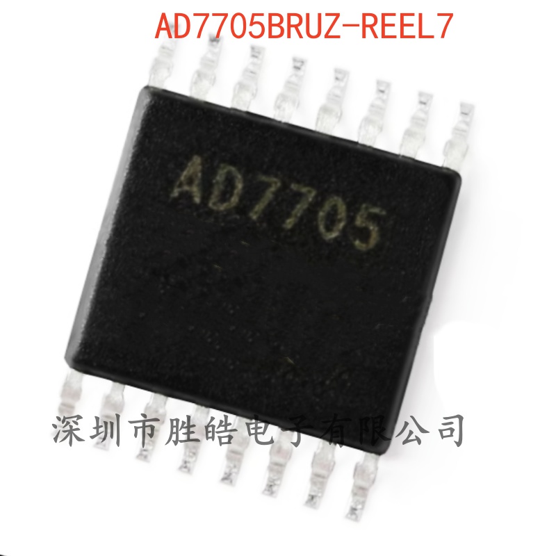 ❤(5PCS)  NEW  AD7705BRUZ-REEL7  7705BRUZ  16-Digit Sigma-Delta Analog-To-Digital Converter   TSSOP-1