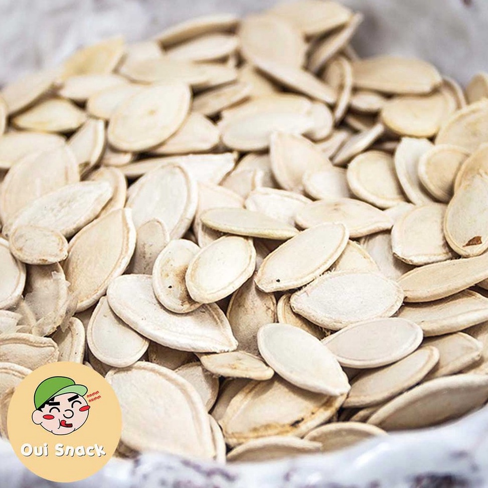 Harga Termurah.. 500Gr Kuaci Putih - Kwaci Biji Labu Premium | Oui Snack IA7
