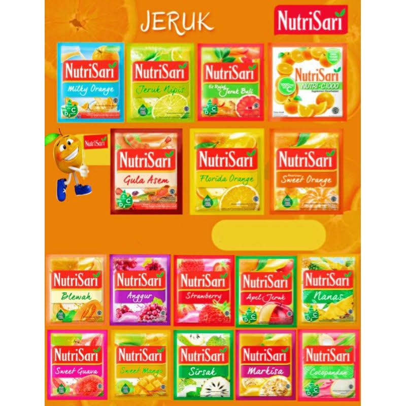 

NUTRISARI RENTENG ISI 10 SACHET