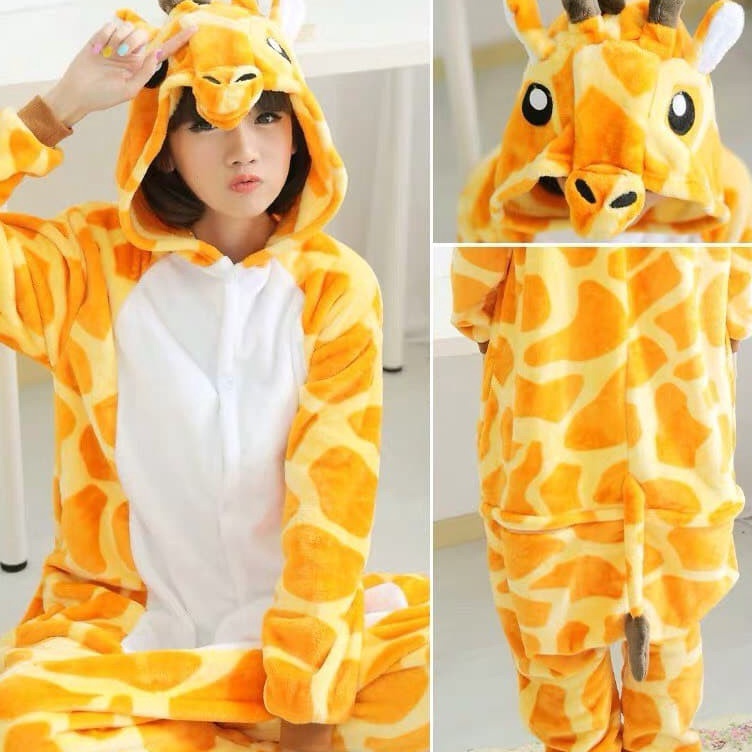 Terkini BAJU ONESIE BONEKA SINGA LION DEWASA PIYAMA KOSTUM - SIZE M Panda Rainbow Dewasa Unicorn Bab