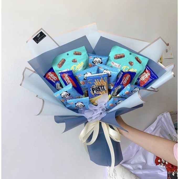 

6.6 Custom Buket Snack Murah Wisuda Snack Bouquet Murah Buket Ulang Tahun