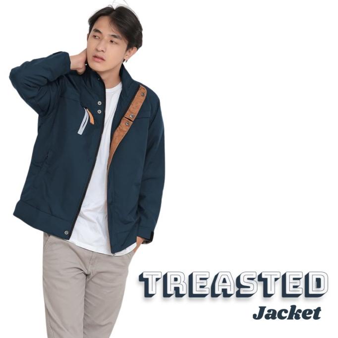 Jaket Windbreaker Pria Treasted Rst269 Original Jacket Waterproof