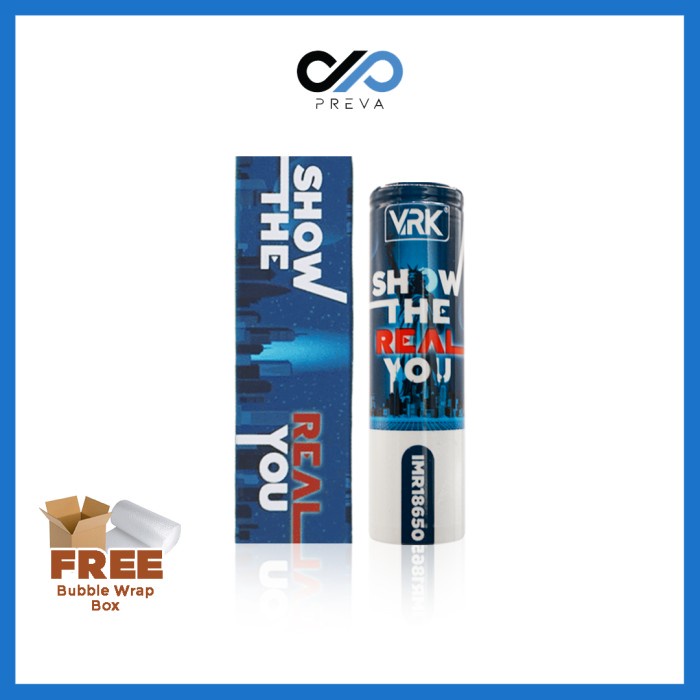 Vrk Authentic 18650 3000 Mah 40A - Batre Vrk By Preva Indonesia