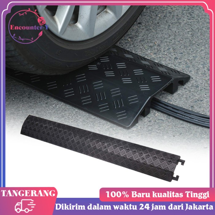 Terlaris 1 Meter Kabel Duct Lantai Hitam Penutup Kabel Lantai Floor Cable Duct