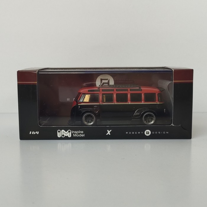 PROMO ROBERT DESIGN VW VOLKSWAGEN VOLKSWIDE COMBI RED BLACK DIECAST 64 NEW TERBARU