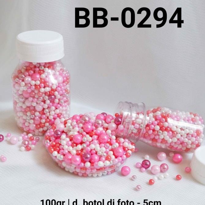 

*:*:*:*:*] BB-0294 Sprinkles sprinkle springkel 100gr mutiara pink putih merah