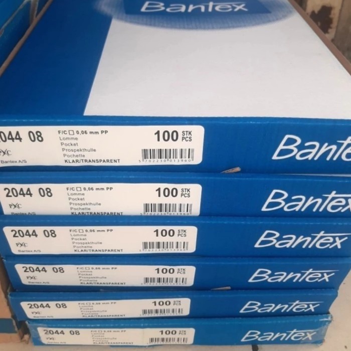 

Terlaris Bantex Pocket Folio F4 2044 08 0,06Mm