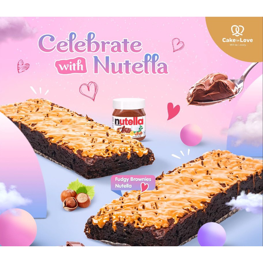 

Fudgy Brownies Nutella Made In Cake In Love