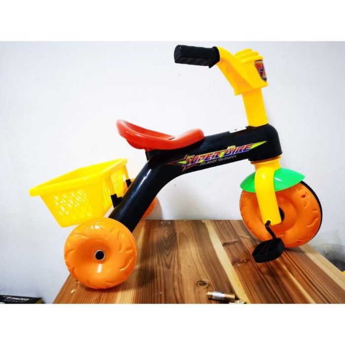 MUST HAVE MAINAN MOTOR VESPA ANAK / VESPA ANAK DORONG KLASIK RODA 3 TIGA TERMURAH