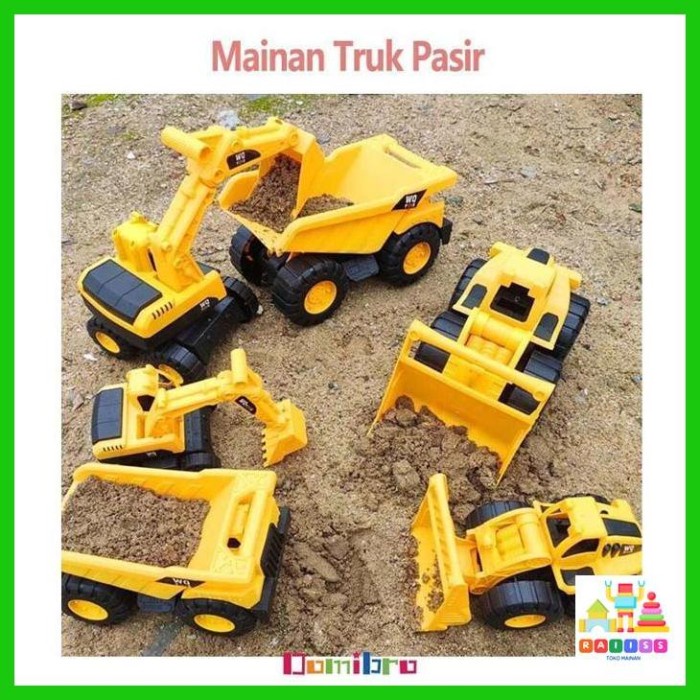 PROMO [COD] MAINAN TRUK BESAR TRUK PASIR MAINAN MOBIL KONSTRUKSI MAINAN TERMURAH