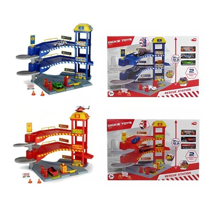 HOT SALE DICKIE TOYS RESCUE STATION VEHICLE PLAYSET 194448 MAINAN ANAK TERMURAH